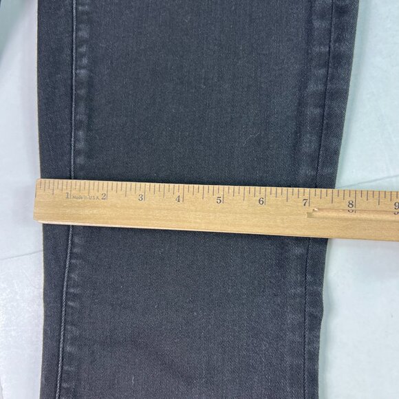 American Eagle Jeans Womens 29x30* Low Rise Skinny Kick Boot Black Denim Tag 4 R - Picture 13 of 16